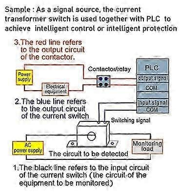 AC Strøm Sensing Switch Selvforsynende Sensing Switch Induktionsrelæ M3050 M3056 2025 M3050