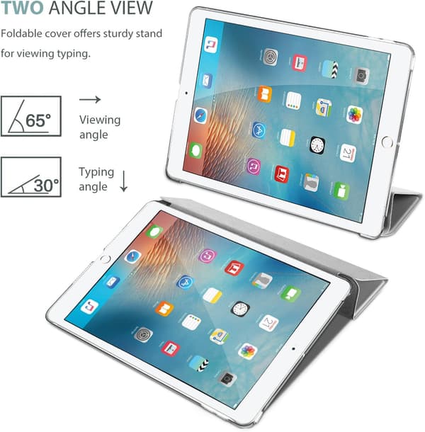 Case for iPad Air 3rd Generation 10.5\" 2019 / iPad Pro 10.5\" 2017, Ultra-thin Lightweight Case with Transparent Back for iPad 10.5 inch - White White