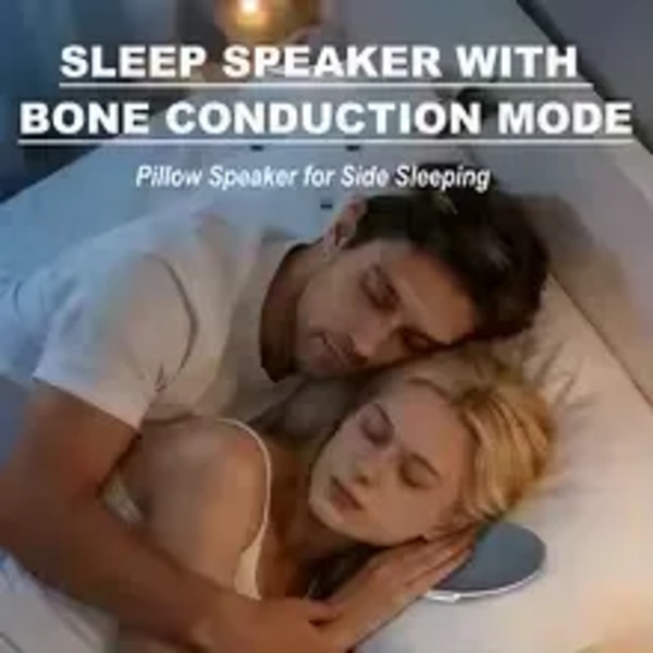 2026 New Sleep Pillow Speaker, Under Pillow Speaker, Bluetooth, Comes with Volume Control