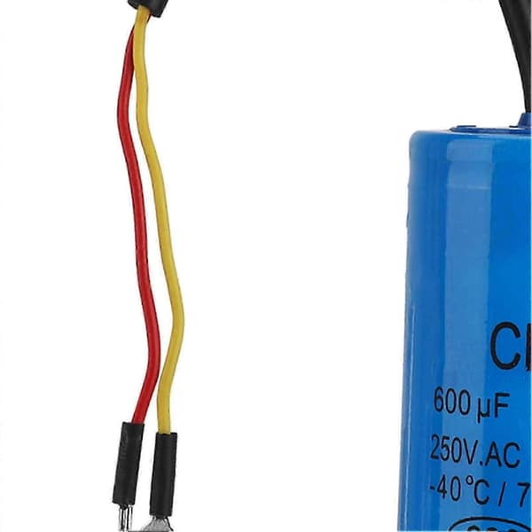 CD60 Startkondensator med tråd 250V AC 600uF 50/60Hz för motorluftkompressor