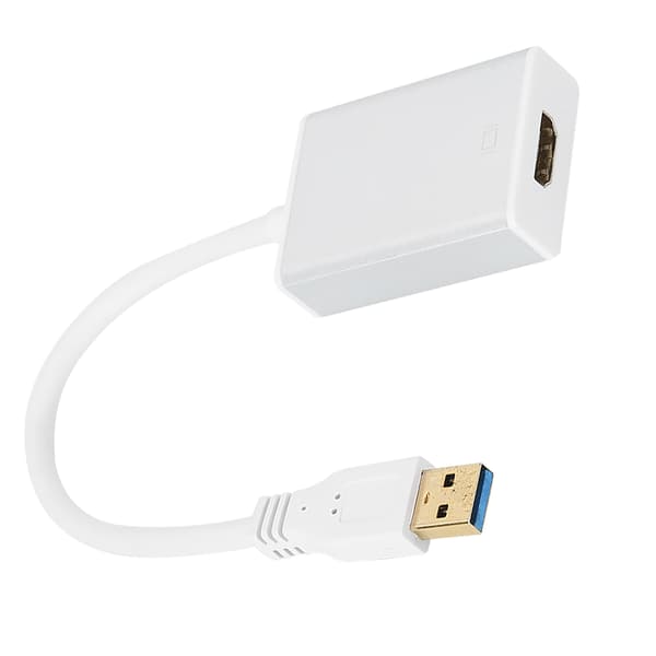 USB 3.0 til HDMI-adapter - 1080P-skærm til PC, Mac, HDTV, projektor