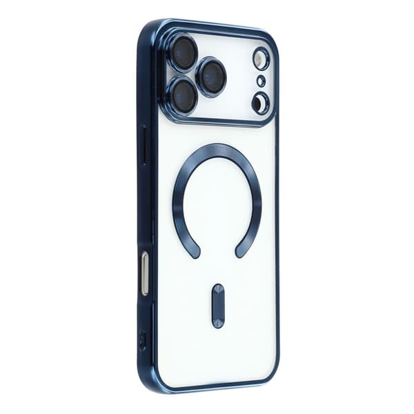 iPhone 17 Pro-deksel MagSafe galvanisert TPU blå 32