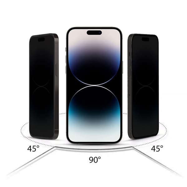 HOFI Yhteensopiva iPhone 13 Pro Max / 14 Plus Näytönsuoja Anti Spy Pro+ Privacy 90