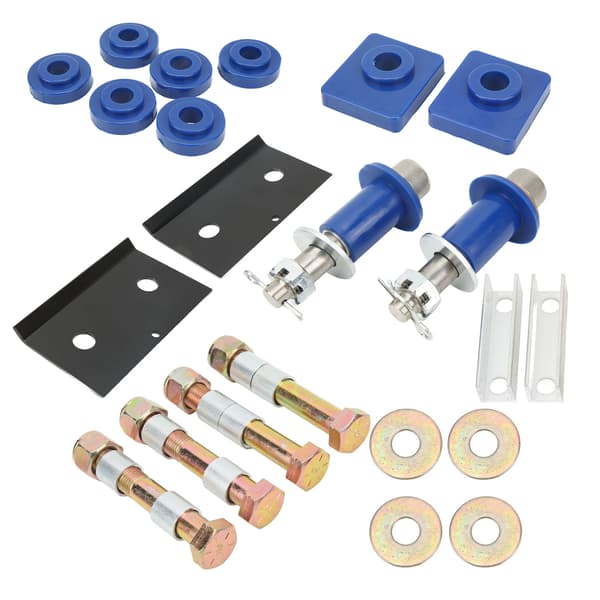 22 PCS Heavy Duty Hood Pivot Bushings Mounting Bolt Kit Complete Replacement for Peterbilt 379