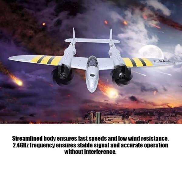 RC svævefly legetøjsmodel, RC simulationsfly svævefly, 2,4 GHz højkvalitets EPP-materiale, meget elastisk, realistisk fly til