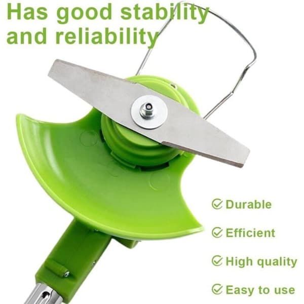 Erstatningsblad for gresstrimmer, 8 stk, 24V batteridrevet gresstrimmer, tilbehør til elektrisk krattkutter, metallblad