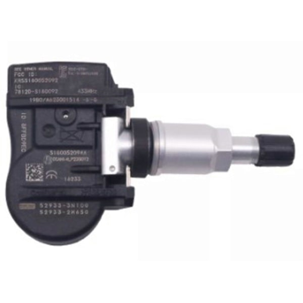 TPMS Däcktryckssensor 52933-2M650 52933-3N100 Lämplig för Modern I30 I55 Däcktryckssensor Black  Silver