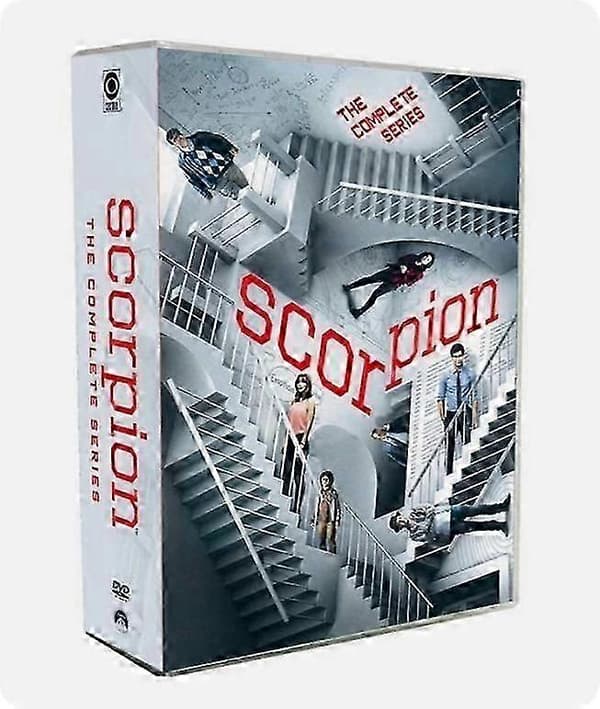 SCORPION: Komplet TV-serie Sæson 1-4 (DVD Box Set 24-Disc) engelsk version