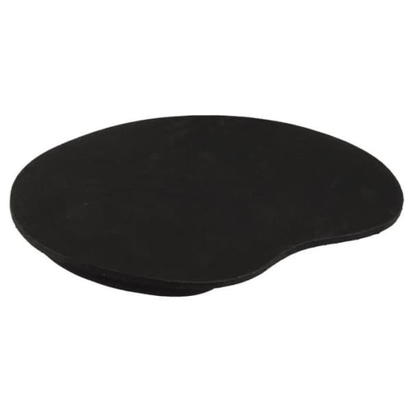 Ergonomisk tygmusmatta med handledsstöd (svart)