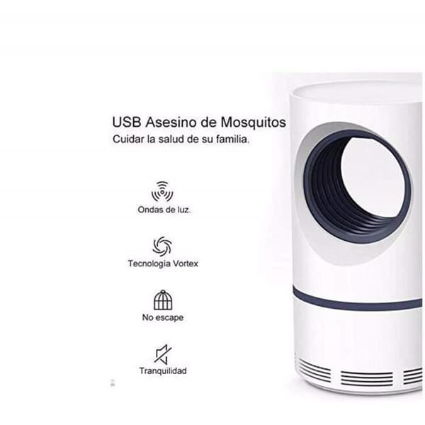 Hyttyslamppu - MACAO MOBILE - LED-hyttysentappaja - USB - 5W - Helppo puhdistaa