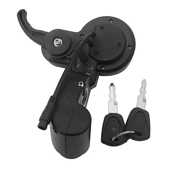 LCD Display ZQ-100 Elektrisk Scooter Display med Låsende Instrumentbræt Tilbehør Kickscooter Black