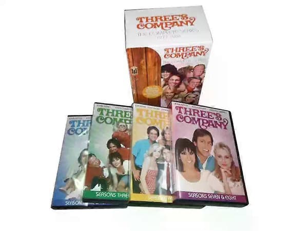 Three's Company: Den Komplette Serie DVD (29-Disc Box Set) | Klassisk 70'er/80'er Sitcom Engelsk Version