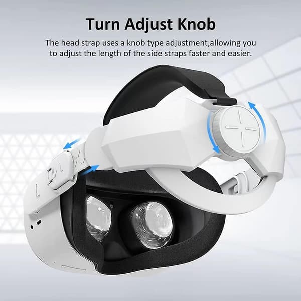 Elite hovedbånd kompatibel med Oculus Quest 2 tilbehør