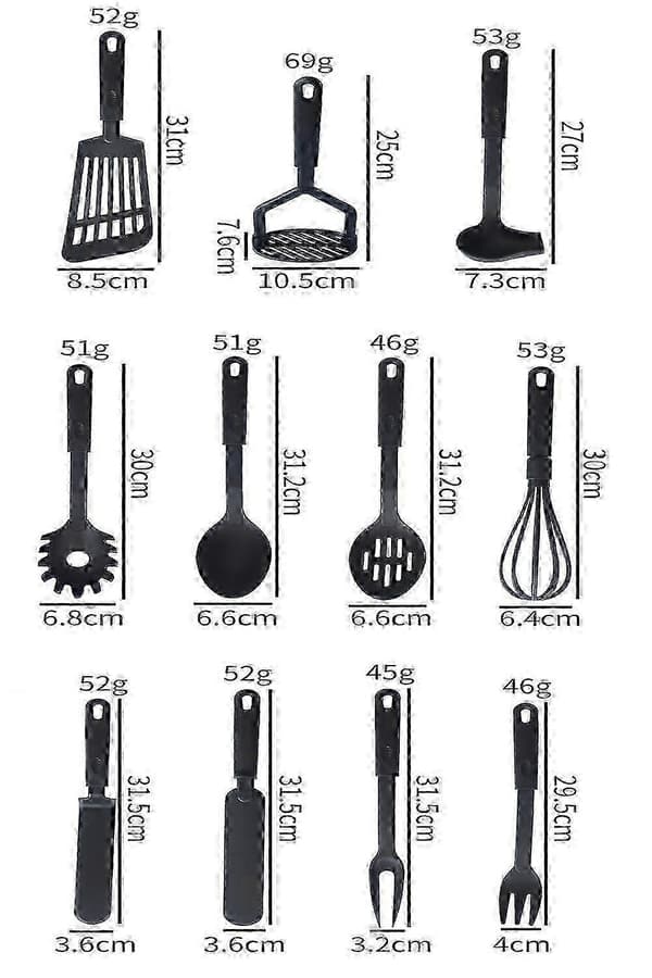 12\" Basis Nylon Kødgreb