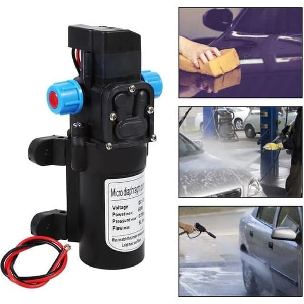 Vandpumpe - JA - 12V - 60W - 5L/min - Havevanding