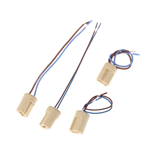 6 stk/pakke G9 Lampesokkel Keramisk Kontakt til LED Halogen 2(Silicone wire)