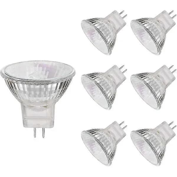 MR11 halogenlamper, 12V 10W MR11 GU4 halogenpære, varmhvit, 6-pakning[CO]