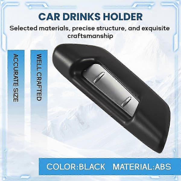 X1 E84 Kopholder Dæksel 51169255209 9255209 Udskiftningstilbehør Black