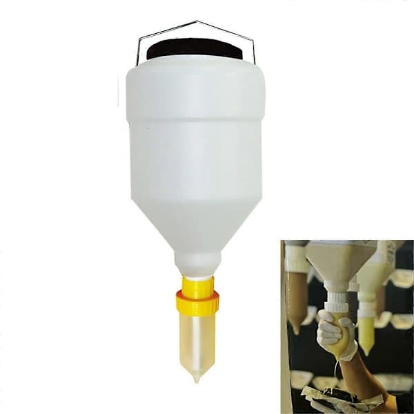 3.5L Sauce Bottle Sauce Squeeze Bottle Hanging Sauce Dispenser Large Diameter