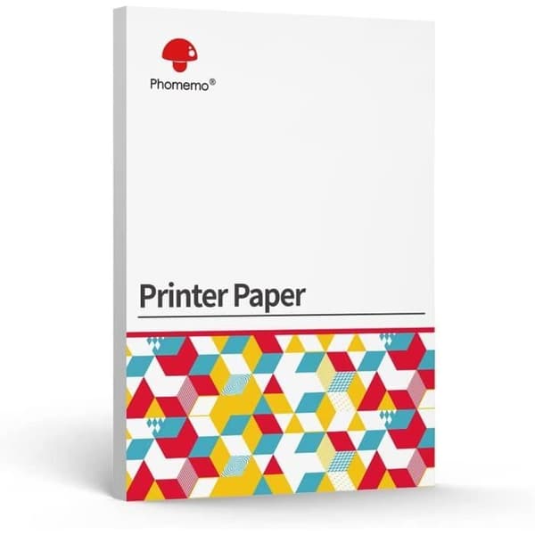 A4 termisk printerpapir, A4 termisk papir til Phomemo M08F bærbar printer, 200 ark