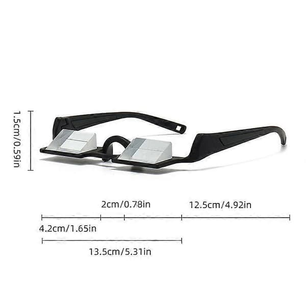 Climbing Clear Prism Glasses Highly Transparent Comfortable Optical Refractive Lightweight Belay Style:A
