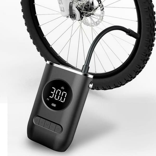 Elektrisk cykelpump, bärbar batterikompressor, motorcykelpump