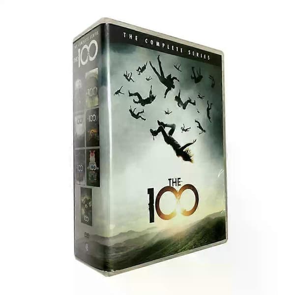 The 100: Den Komplette Serie Sæson 1-7 DVD-samling, 24-disc sæt, Post-apokalyptisk Sci-Fi Drama Engelsk Version