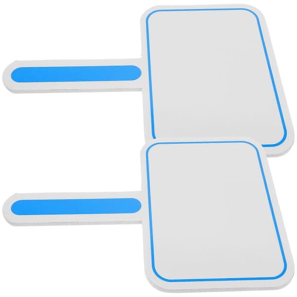 2 st Handhållna Tavlor Enkelsidiga Paddlar Handhållna Whiteboards Vadderade Whiteboards Multi 30.00X20.00X0.50CM