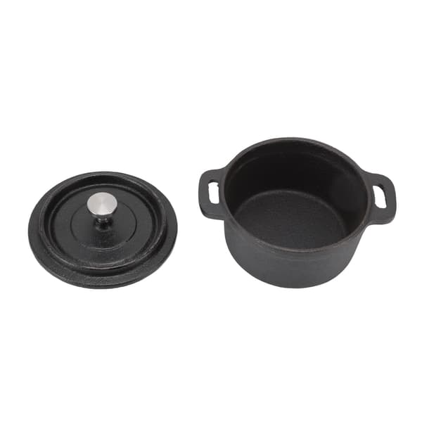 Traditional Double Dutch Oven Thickened Cast Iron Pot 20CM Diameter