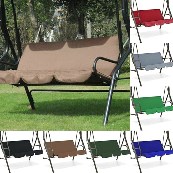 Swing Seat Cover Stol Vattentät kudde Uteplats Trädgård Yard Utomhussäte Byte Green