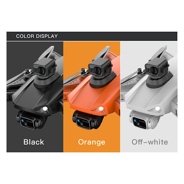 Borstlösa HD Folding Flygande Drönare Vindmotstånd Quadcopters Leksaker present till vän Familj PROSEMAX WT 1B