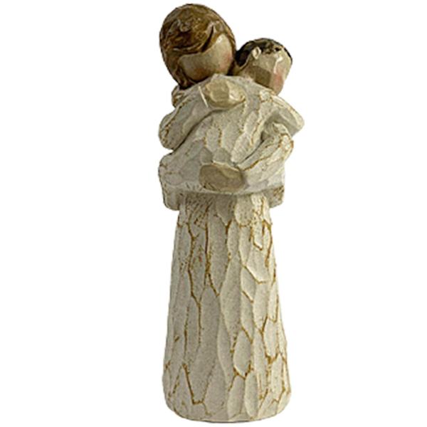 Mors dag prydnad Modern enkel resin staty personlig skrivbordsprydnad Toddler