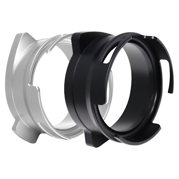 Espresso Doseringstratt Aluminiumlegering Kaffe Doseringsring 54mm Roterbar Kaffemaskin Tratt Tillbehör Silver