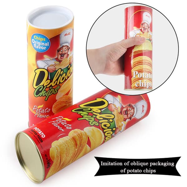 Rolig potatischips fat Ormleksak Intressant chockerande leksaker April Fools' Day Present 683