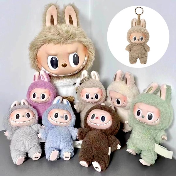 THE-MONSTERS Spännande Macaron Vinyl Face Series Figurer Leksak Bedårande Vacker Personifierad Dockor Prydnad Sea Salt Coconut