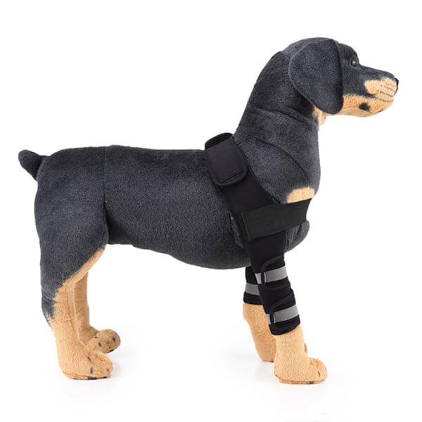 Hundbensskydd för framben, kompressionsbandage, ger extra stöd för hasleden, justerbar, hundvård Blue Second Generation S
