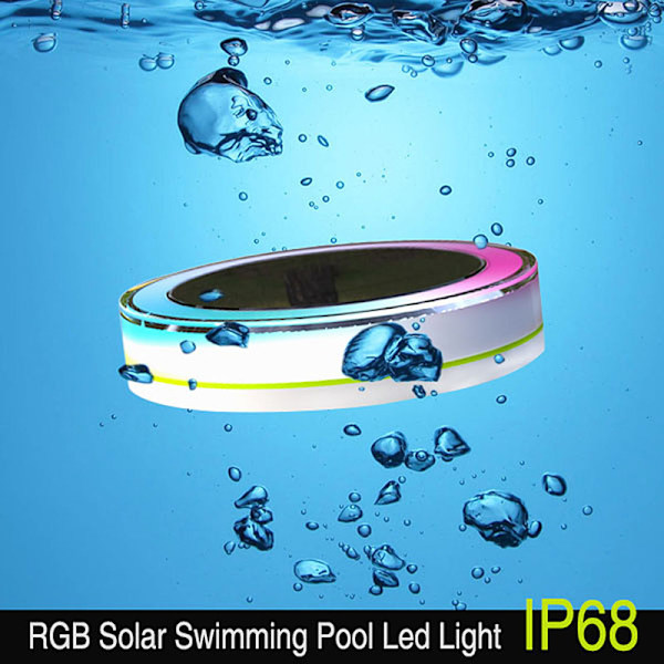 Amfibiska Solar Lights Utomhus LED Vattentät Lampa För Trädgård Trädgård Uppfart Pool Inredning Multicolour