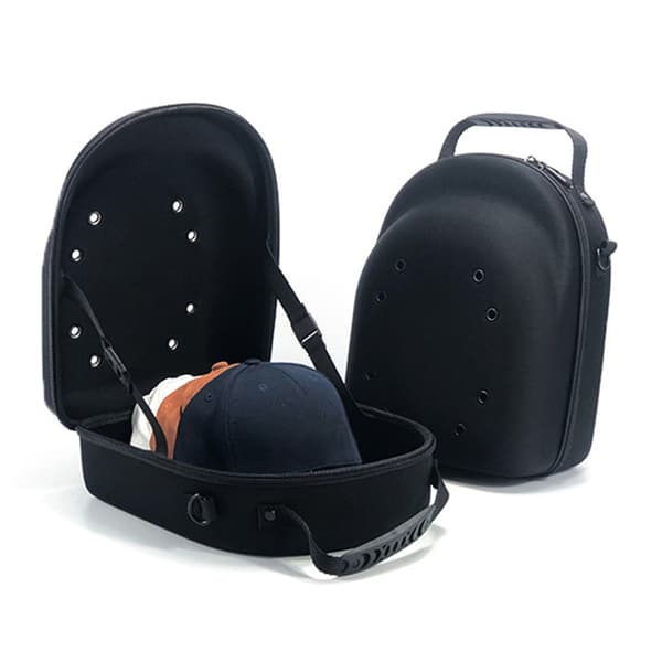 EVA Hatt Förvaringslåda Bärbar Multipurpose Hat Hard Shell Case Stor Kapacitet Hat Case Black