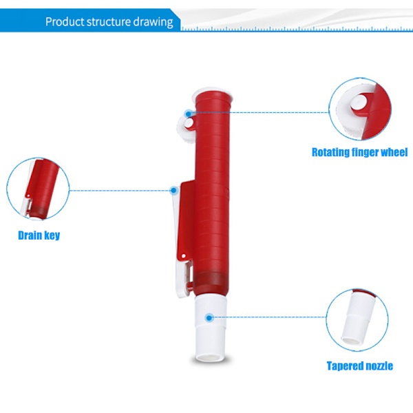 Pipett med en kanal, volymetriska mikropipetter, labböverföringspipetter för labb 2 ml 10 ml 25 ml