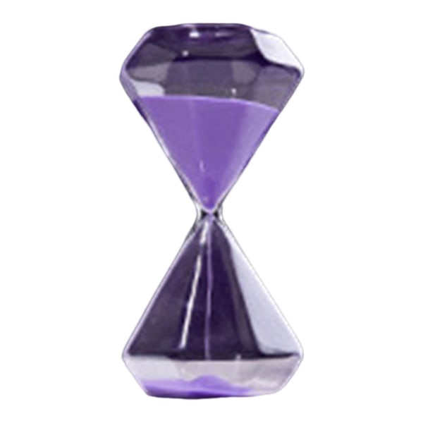 Glas timglas 5/15/30 minuter Timer Skrivbordsdekoration för kontor i hemmet Mysterious Purple 30 Minutes