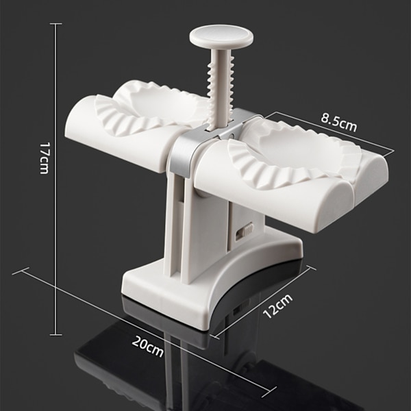 Dubbelhuvud Automatisk Dumpling Maker Multipurpose DIY Dumpling Making Mall