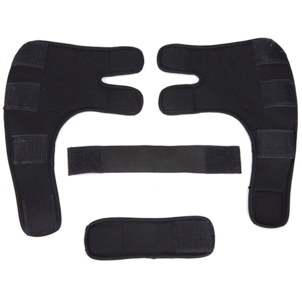 Hundbensskydd för framben, kompressionsbandage, ger extra stöd för hasleden, justerbar, hundvård Black A S