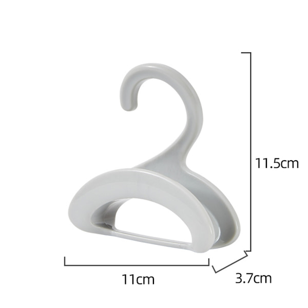 Creative Handväskhängare Multipurpose Stapelbar kappa Hatt Förvaringskrok för hemmet White