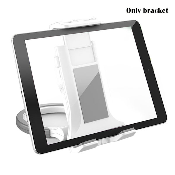 Tablet PC Väggfäste Bärbar Tvättbar Multifunktionella mobiltelefontillbehör Collet White