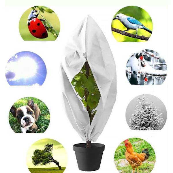Förtjockade växtskyddsmedel Frostskydd Non-woven Fabric Plant Kyltåligt cover för krukväxter Yellow 120*180cm