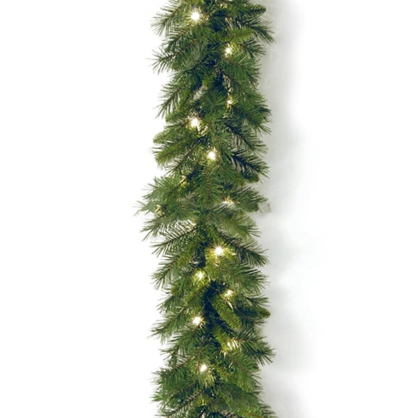 Jul grenar med ljus DIY krans dekoration för nyår Xmas D 2.7m