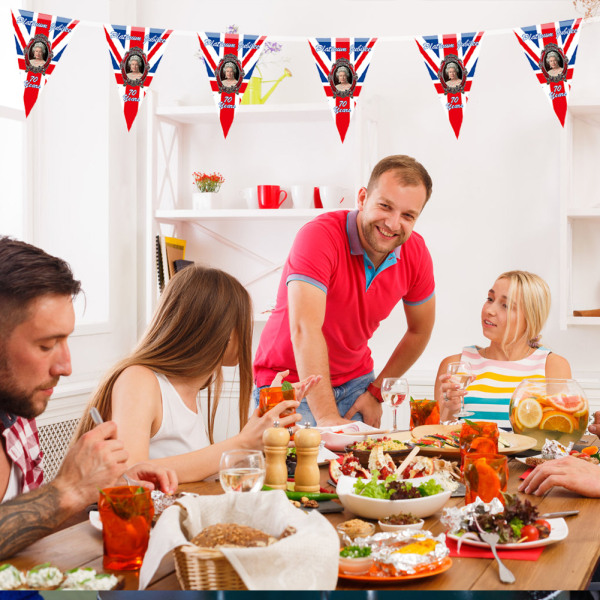 Bunting For Queens Platinum Jubilee Bunting Full Flag Patriotic Queens 1