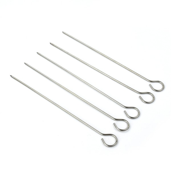 Hängställning för grill i rostfritt stål Multifunktionell hållbar grill Praktiska köksprylar With 5 Needles