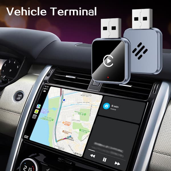Langaton Carplays-sovitin Android Auto 2 in 1 Älykäs USB-dongle Mini Kompakti Carplays-muunnin A