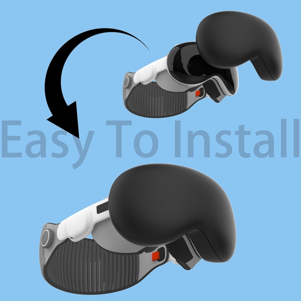 IOS VR-Headset Silikon Case Slitstarkt repsäkert cover VR-tillbehör Blue